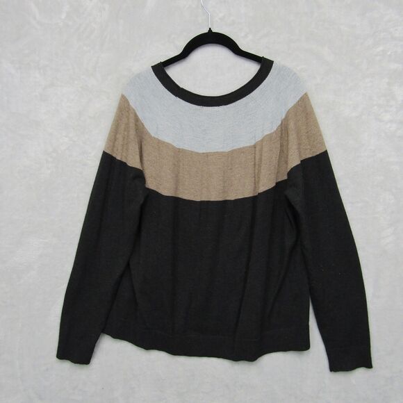 Smartwool Sweater Mens Extra Large Merino Wool Huckberry Crewneck Gray Tan Rei - Picture 4 of 9